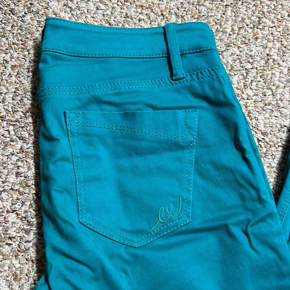 Express teal/turquoise pants - Picture 2 of 6